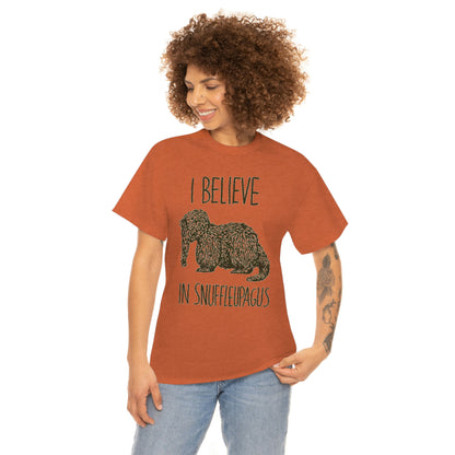 I Believe in Snuffleupagus - Unisex Heavy Cotton Tee