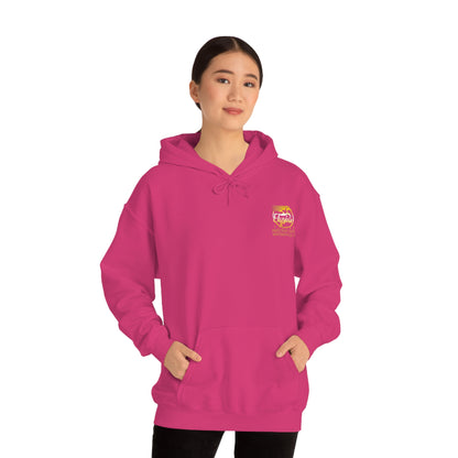 6H - Heart - Adult Unisex Heavy Blend™ Hooded Sweatshirt (Back)