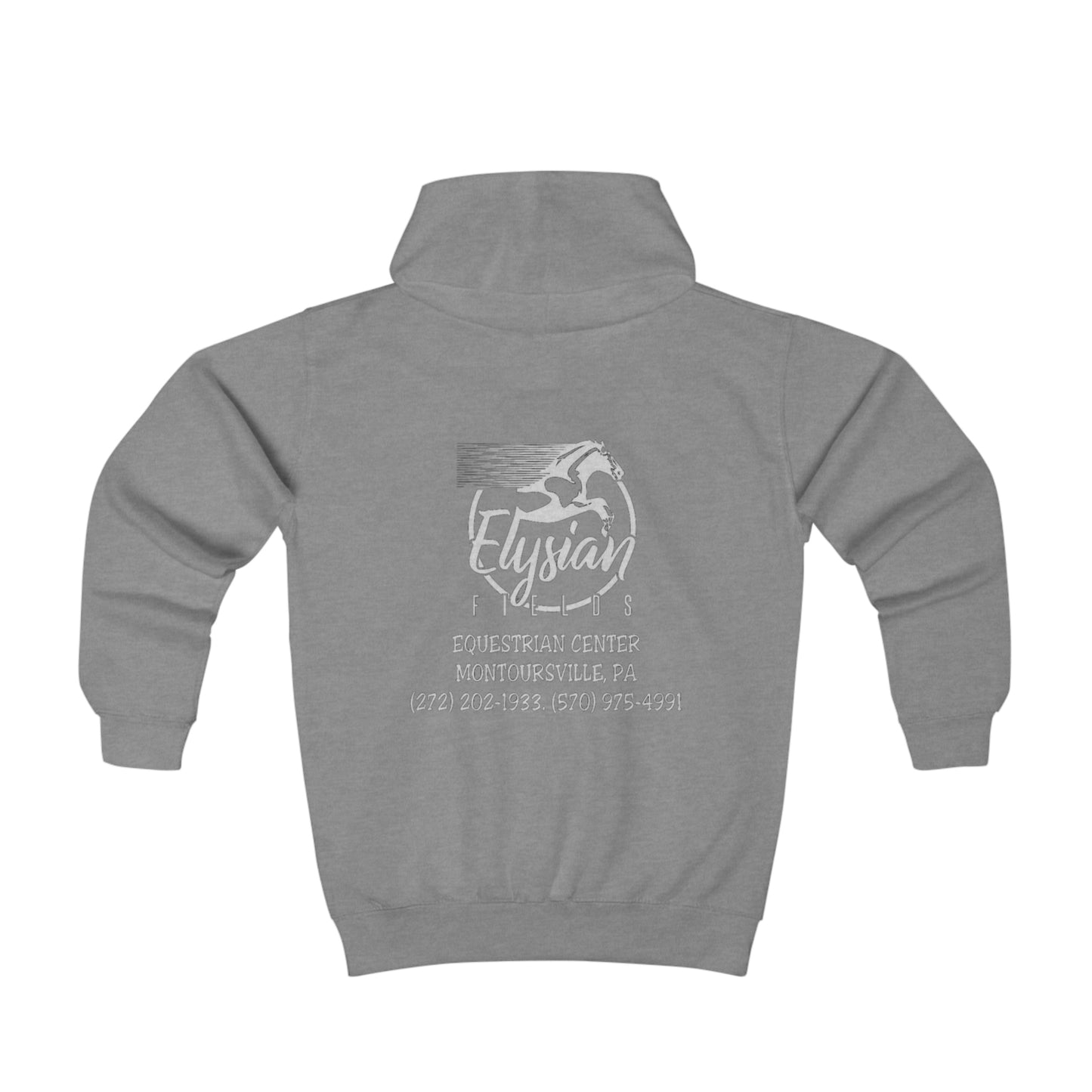 Elysian Fields - Youth Hoodie - White Logo